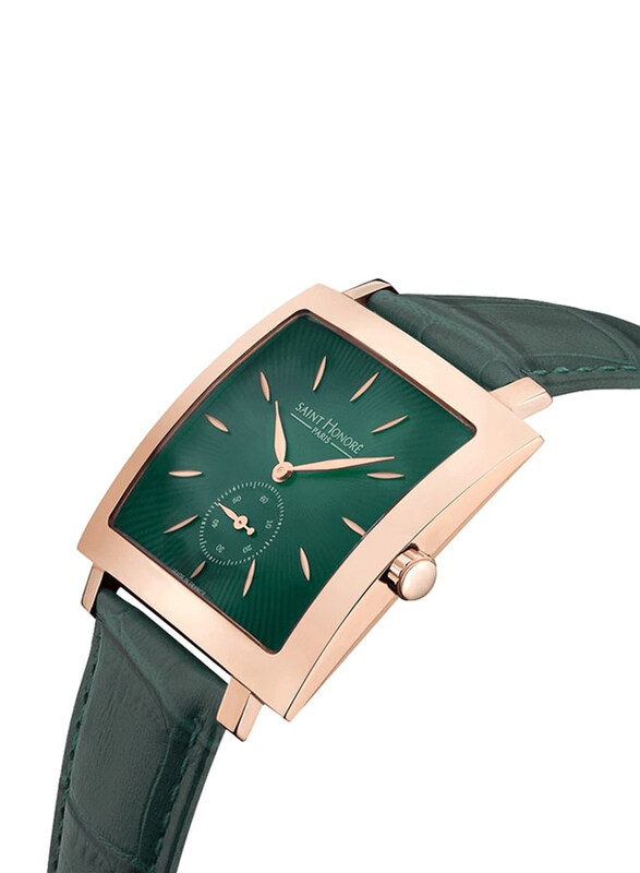 Saint Honore Analog Watch for Men with Leather Band, Water Resistant and Chronograph, CR823002 8VR, Green
Saint Honore Analog Watch for Men with Leather Band, Water Resistant and Chronograph, CR823002 8VR, Green