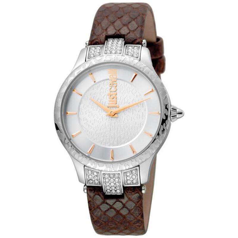 Just Cavalli Analog Watch for Women with Leather Genuine Band, JC1L004L0025, Brown-Silver
Just Cavalli Analog Watch for Women with Leather Genuine Band, JC1L004L0025, Brown-Silver