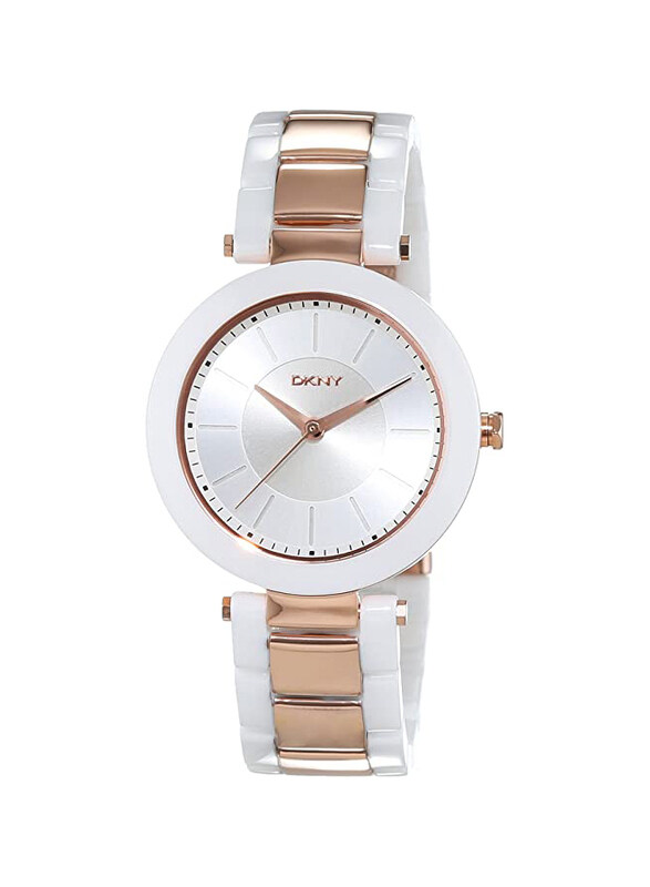 DKNY Analog Watch for Women with Stainless Steel Band, Water Resistant, NY2290, Rose Gold/White-Silver
DKNY Analog Watch for Women with Stainless Steel Band, Water Resistant, NY2290, Rose Gold/White-Silver