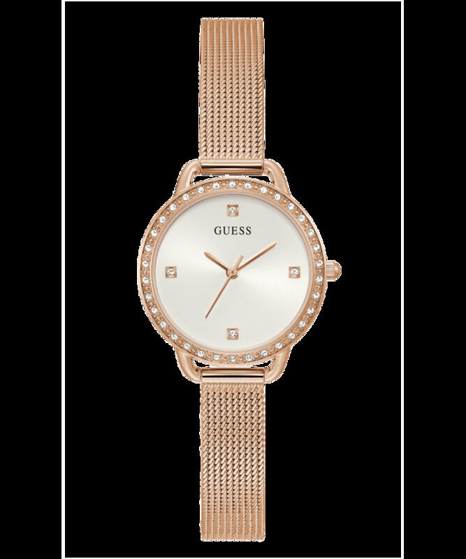 Guess Analog Watch for Women with Stainless Steel Band, GW0287L3, Rose Gold-White
Guess Analog Watch for Women with Stainless Steel Band, GW0287L3, Rose Gold-White