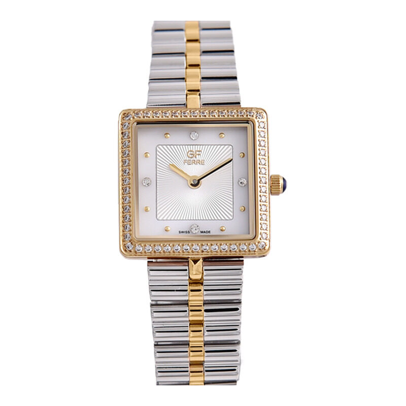 Gf Ferre Analog Watch for Women with Stainless Steel Band, Water Resistant, GFTG2166LZ, White-Silver/Gold
Gf Ferre Analog Watch for Women with Stainless Steel Band, Water Resistant, GFTG2166LZ, White-Silver/Gold