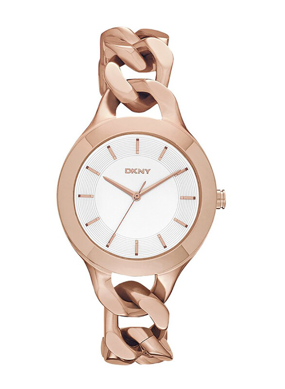 DKNY Analog Watch for Women with Stainless Steel Band, Water Resistant, NY2218, Rose Gold-Silver
DKNY Analog Watch for Women with Stainless Steel Band, Water Resistant, NY2218, Rose Gold-Silver