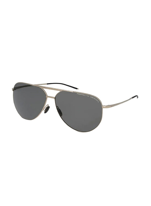 Porsche Design Full Rim Aviator Gold Sunglasses for Men, Grey Lens, P8688 B, 62/12
Porsche Design Full Rim Aviator Gold Sunglasses for Men, Grey Lens, P8688 B, 62/12