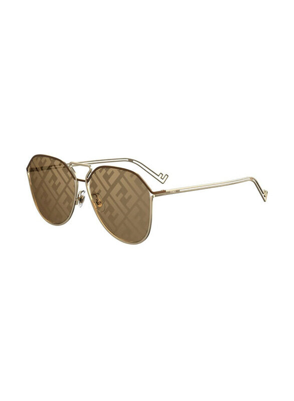Fendi Aviator Full Rim Gold Sunglasses Unisex, Brown Lens, FF M0071/S J5GEB 60-16
Fendi Aviator Full Rim Gold Sunglasses Unisex, Brown Lens, FF M0071/S J5GEB 60-16