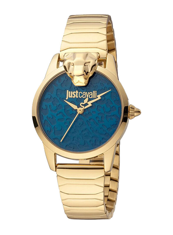 Just Cavalli Analog Watch for Women with Stainless Steel Band, JC1L220M0245, Rose Gold-Blue
Just Cavalli Analog Watch for Women with Stainless Steel Band, JC1L220M0245, Rose Gold-Blue