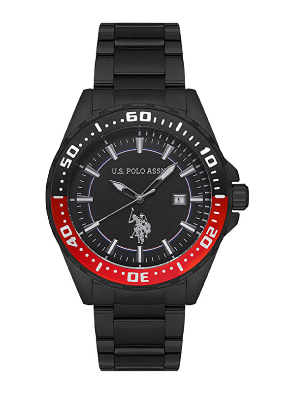 Polo Beverlly Hills Analog Wrist Watch for Men with Stainless Steel Band, Water Resistant, USPA1044-03, Silver-Black
Polo Beverlly Hills Analog Wrist Watch for Men with Stainless Steel Band, Water Resistant, USPA1044-03, Silver-Black