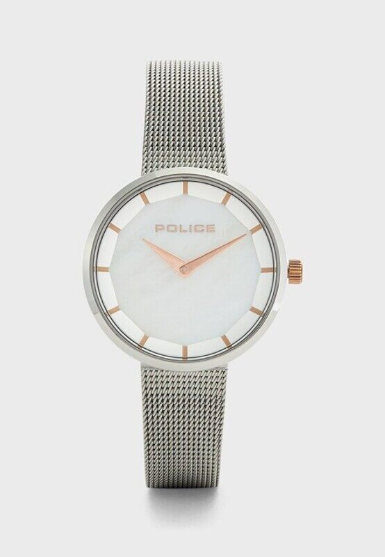 Police Analog Watch for Women with Stainless Steel Band, P 15701LSTR-28MM, Silver-Pearl
Police Analog Watch for Women with Stainless Steel Band, P 15701LSTR-28MM, Silver-Pearl