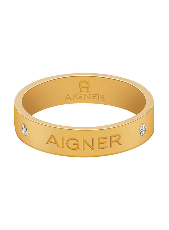 Aigner Gold Plated with Crystals Fashion Ring for Women, M AJ61068.52, Size 52, Gold
Aigner Gold Plated with Crystals Fashion Ring for Women, M AJ61068.52, Size 52, Gold