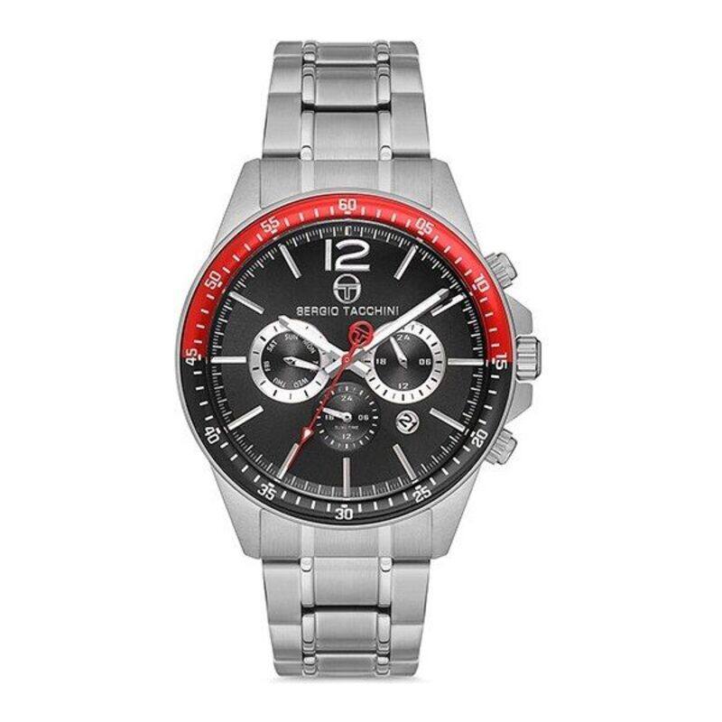 Sergio Tacchini Analog Watch for Men with Stainless Steel Band, ST.1.10121-1, Silver-Black
Sergio Tacchini Analog Watch for Men with Stainless Steel Band, ST.1.10121-1, Silver-Black