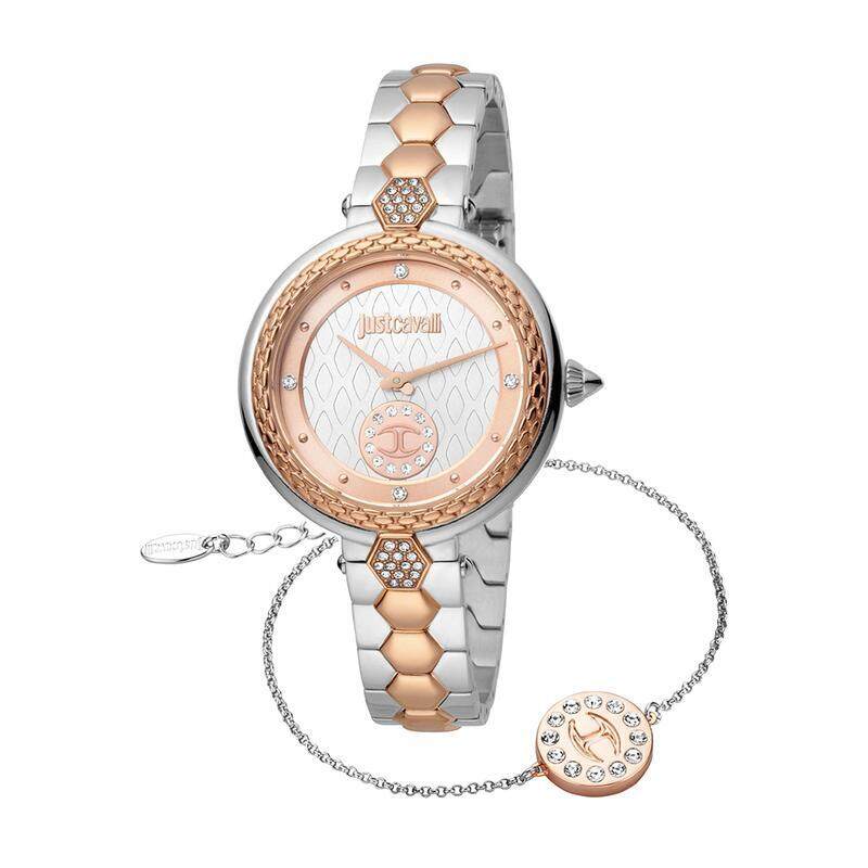 Just Cavalli Analog Watch for Women with Stainless Steel Band, JC1L128M0105, Multicolour-Silver
Just Cavalli Analog Watch for Women with Stainless Steel Band, JC1L128M0105, Multicolour-Silver