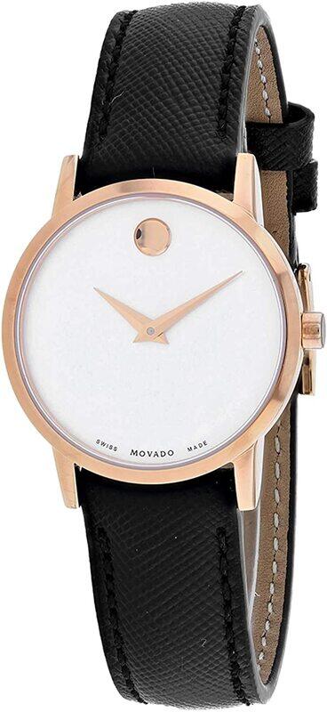 Movado Analog Watch for Women with Leather Genuine Band, 7613272330497, Black-White Mother of Pearl
Movado Analog Watch for Women with Leather Genuine Band, 7613272330497, Black-White Mother of Pearl