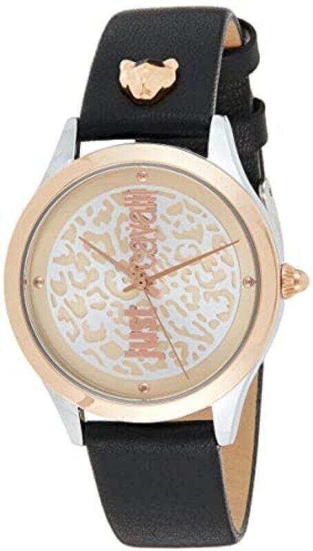 Just Cavalli Analog Watch for Women with Leather Genuine Band, JC1L170L0035, Black-Rose Gold
Just Cavalli Analog Watch for Women with Leather Genuine Band, JC1L170L0035, Black-Rose Gold