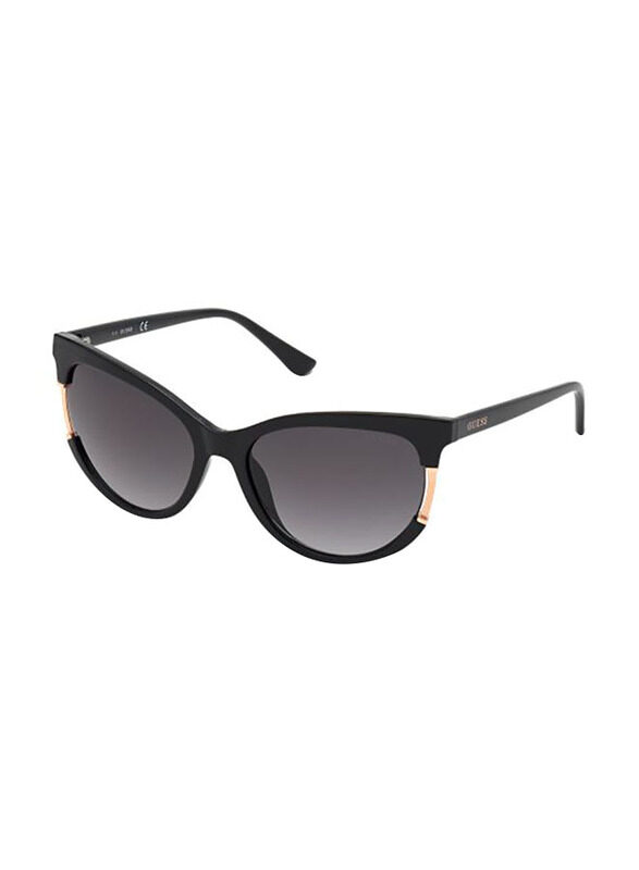 Guess Cat Eye Full Rim Black Sunglasses for Women, Grey Gradient Lens, GU7725 05B 57-17
Guess Cat Eye Full Rim Black Sunglasses for Women, Grey Gradient Lens, GU7725 05B 57-17