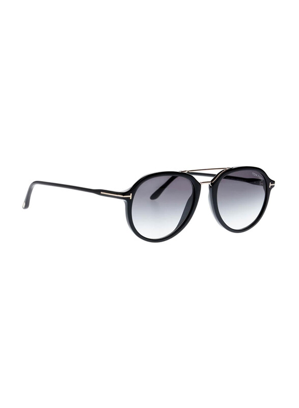 Tom Ford Full Rim Aviator Shiny Black Sunglasses for Men, Grey Lens, TF674 01B, 53/19/145
Tom Ford Full Rim Aviator Shiny Black Sunglasses for Men, Grey Lens, TF674 01B, 53/19/145