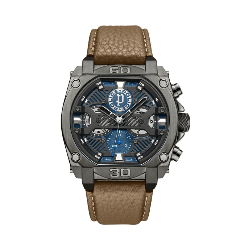 Police Norwood Quartz Multifunction Tan Analog Watch for Men with Leather Band, Water Resistant, PEWJF2226804, Brown-Blue
Police Norwood Quartz Multifunction Tan Analog Watch for Men with Leather Band, Water Resistant, PEWJF2226804, Brown-Blue