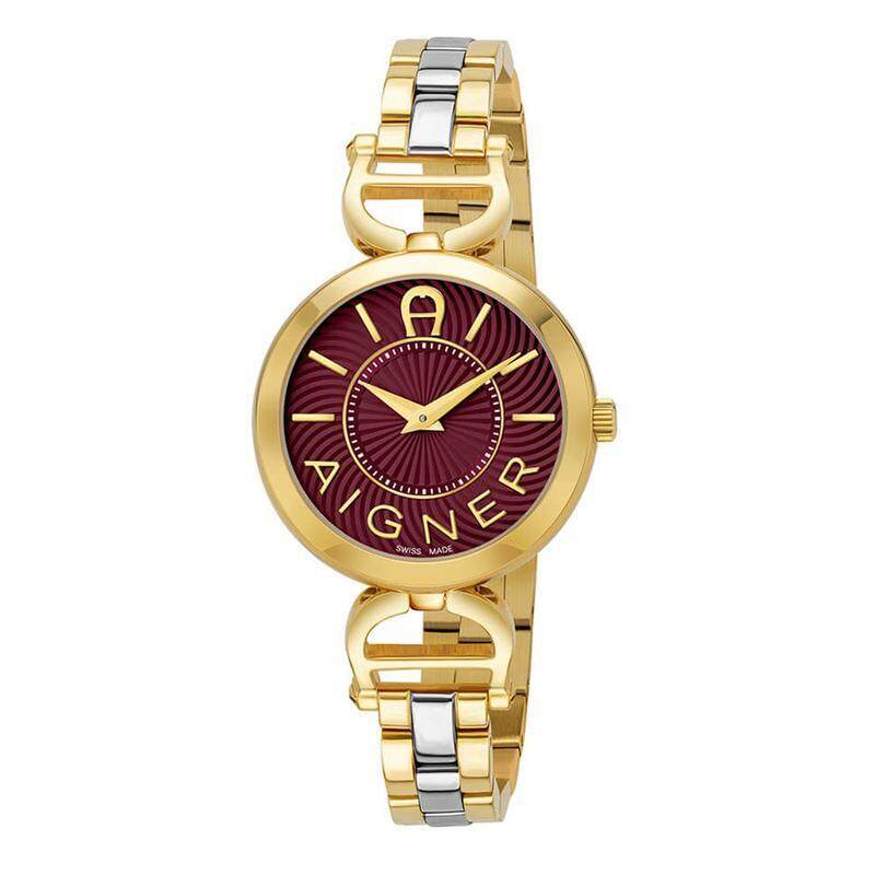 Aigner Analog Watch for Women with Stainless Steel Band, M A24254D, Multicolour-Burgundy
Aigner Analog Watch for Women with Stainless Steel Band, M A24254D, Multicolour-Burgundy