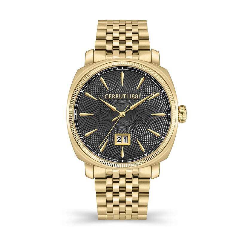 Cerruti 1881 Analog Watch for Men with Stainless Steel Band, Water Resistant, CIWGH2111707, Gold-Black
Cerruti 1881 Analog Watch for Men with Stainless Steel Band, Water Resistant, CIWGH2111707, Gold-Black