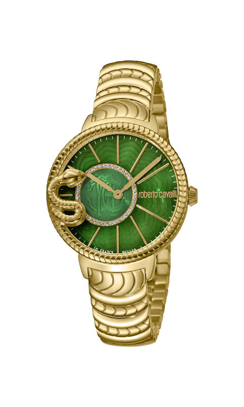 Roberto Cavalli Analog Watch for Women with Stainless Steel Band, RV2L022M0036, Gold-Green
Roberto Cavalli Analog Watch for Women with Stainless Steel Band, RV2L022M0036, Gold-Green