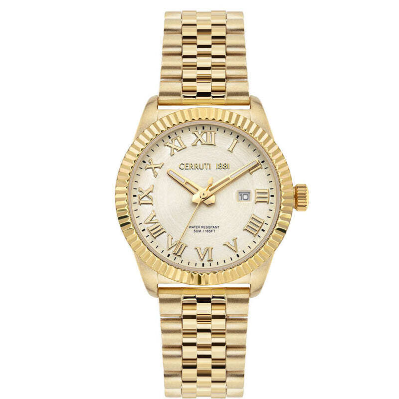 Cerruti 1881 Analog Watch for Men with Stainless Steel Band, XCIWGH2116503-WW, Gold-White
Cerruti 1881 Analog Watch for Men with Stainless Steel Band, XCIWGH2116503-WW, Gold-White