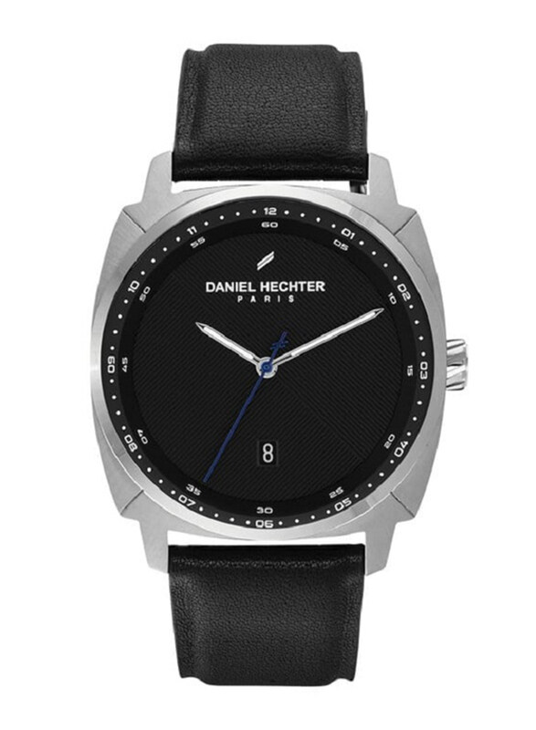 Daniel Hechter Analog Watch for Men with Leather Band, Water Resistant, DHG00102, Black
Daniel Hechter Analog Watch for Men with Leather Band, Water Resistant, DHG00102, Black