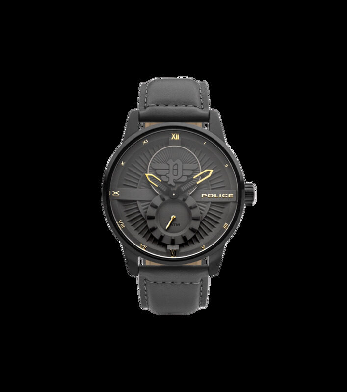 Police Analog Watch for Men with Leather Genuine Band, PEWJA2110101, Grey-Black
Police Analog Watch for Men with Leather Genuine Band, PEWJA2110101, Grey-Black