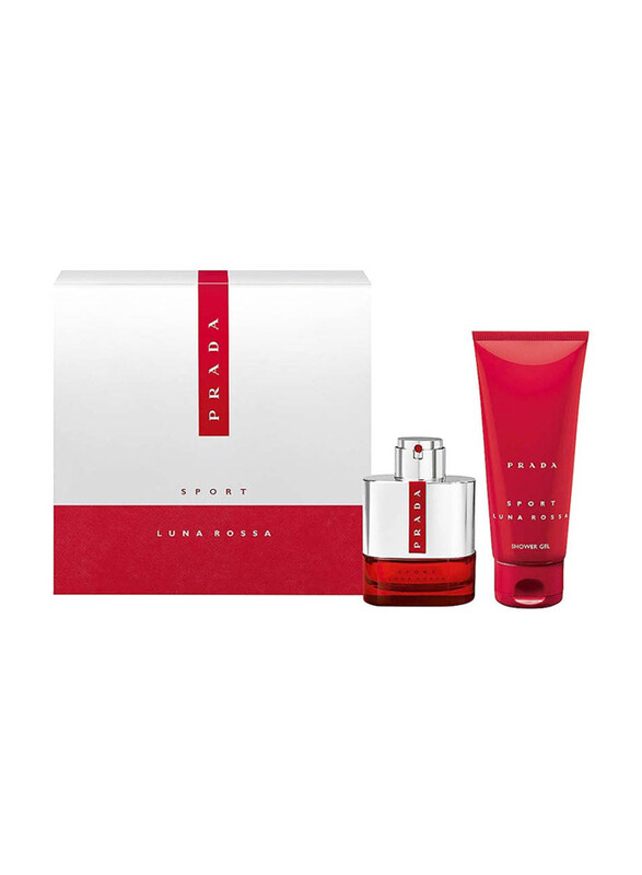 Prada 2-Piece Sport Set for Men, 100ml EDT Perfume Luna Rossa, 100ml Shower Gel
Prada 2-Piece Sport Set for Men, 100ml EDT Perfume Luna Rossa, 100ml Shower Gel