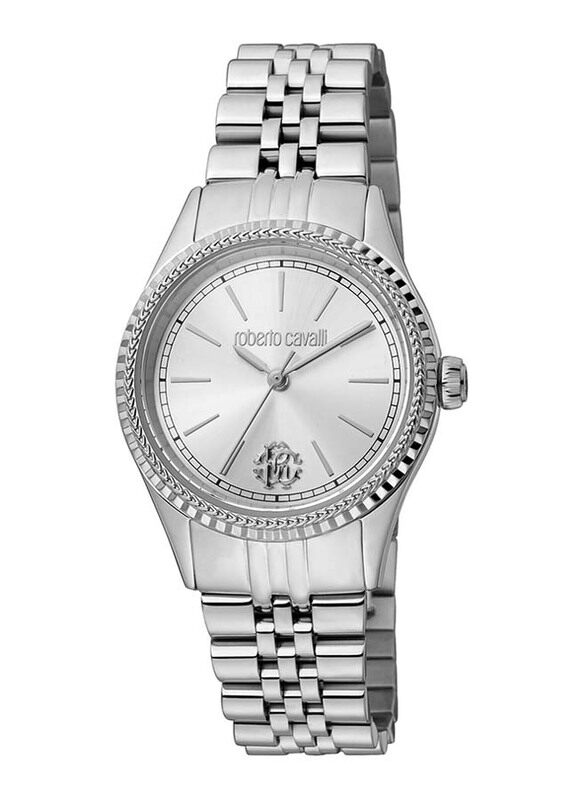 Roberto Cavalli Analog Watch for Women with Stainless Steel Band, Water Resistant, RC5L024M0045, Silver
Roberto Cavalli Analog Watch for Women with Stainless Steel Band, Water Resistant, RC5L024M0045, Silver