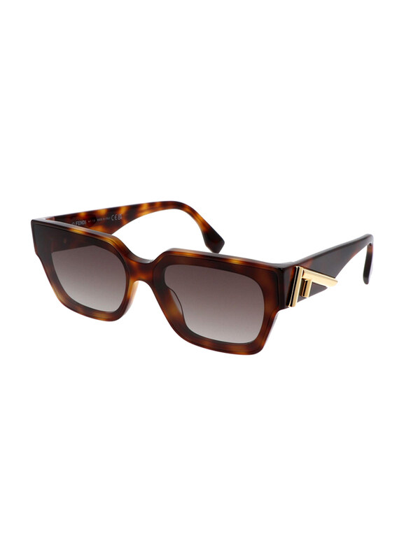 Fendi Full-Rim Rectangular Tortoise Sunglasses for Women, Grey Lens, Fe40099i 53b, 63/12/140
Fendi Full-Rim Rectangular Tortoise Sunglasses for Women, Grey Lens, Fe40099i 53b, 63/12/140