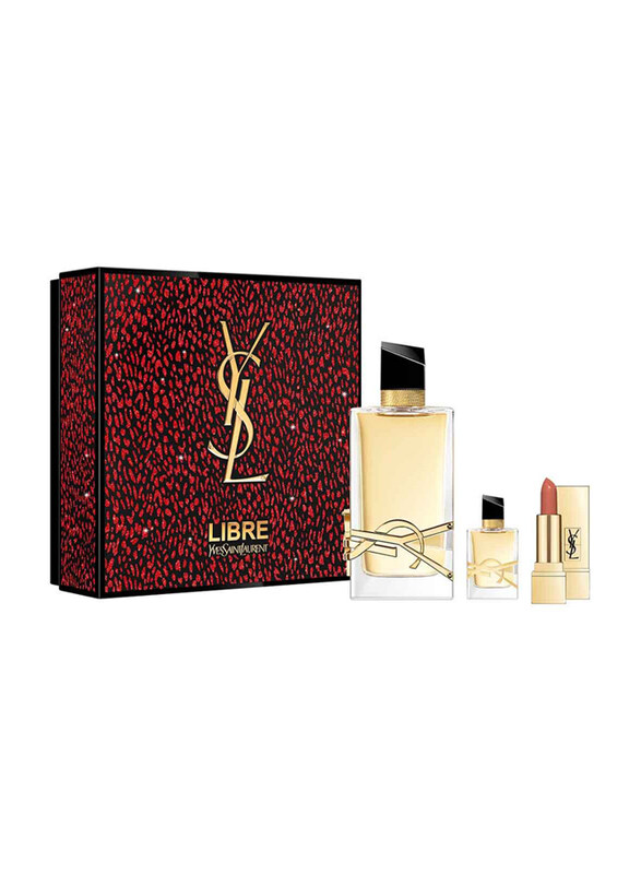 Yves Saint Laurent 3-Piece Set for Women YSL Libre 90ml EDP Perfume, YSL Lipstick, YSL Mini 75ml EDP Perfume
Yves Saint Laurent 3-Piece Set for Women YSL Libre 90ml EDP Perfume, YSL Lipstick, YSL Mini 75ml EDP Perfume