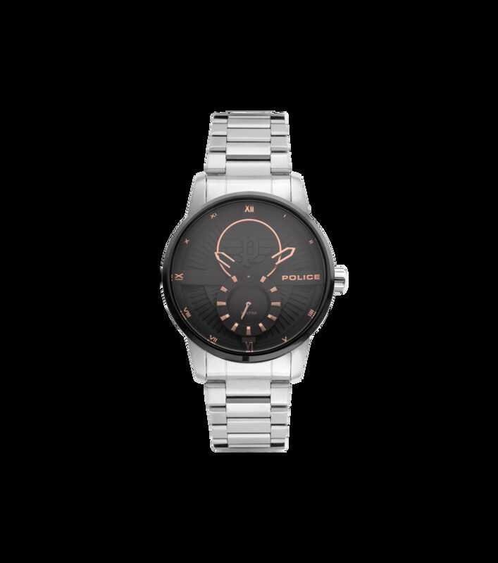 Police Analog Watch for Men with Stainless Steel Band, PEWJG2110140, Silver-Black
Police Analog Watch for Men with Stainless Steel Band, PEWJG2110140, Silver-Black