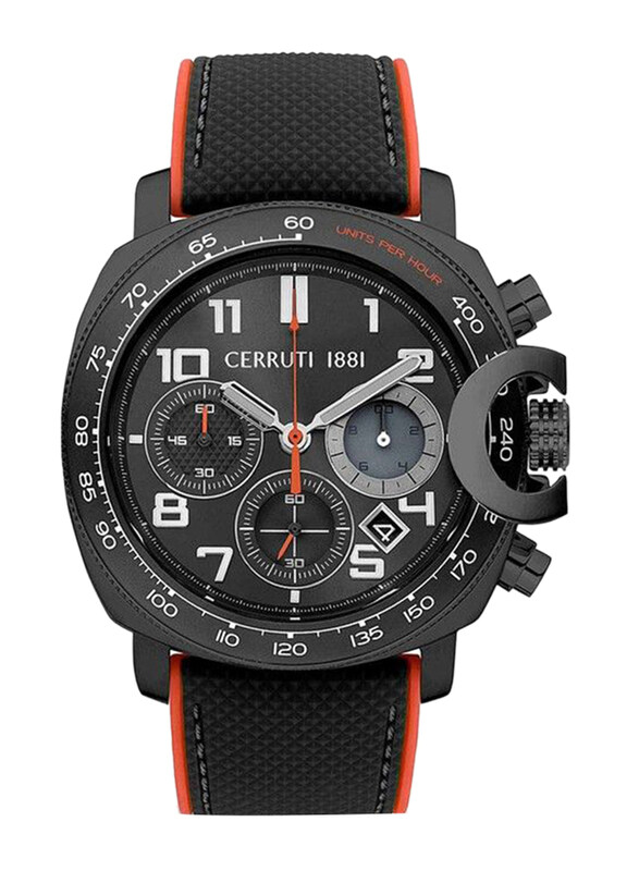 Cerruti 1881 Analog Quartz Watch for Men with Silicon Band, CIWGO2206805, Black
Cerruti 1881 Analog Quartz Watch for Men with Silicon Band, CIWGO2206805, Black