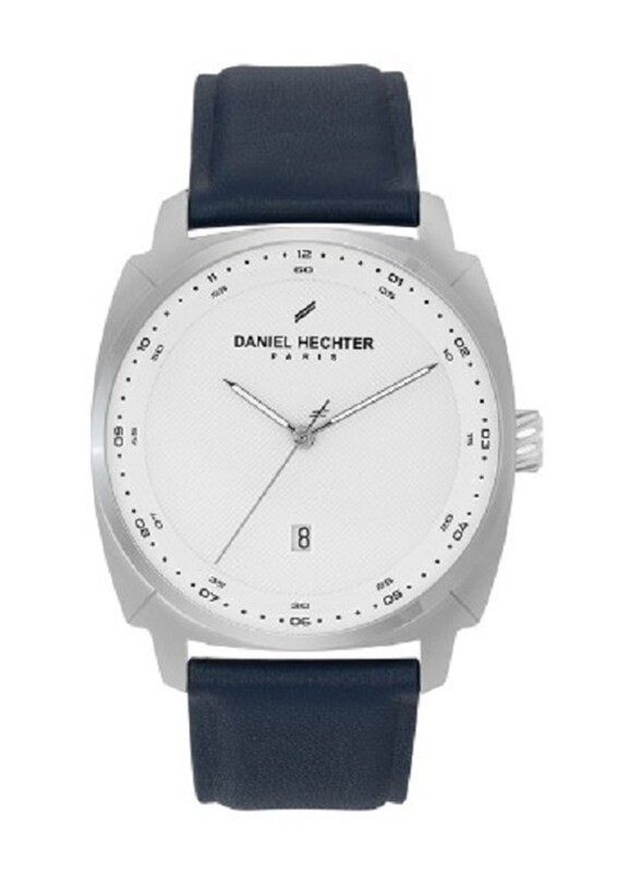 Daniel Hechter Analog Watch for Men with Leather Band, Water Resistant, DHG00104, White-Blue
Daniel Hechter Analog Watch for Men with Leather Band, Water Resistant, DHG00104, White-Blue