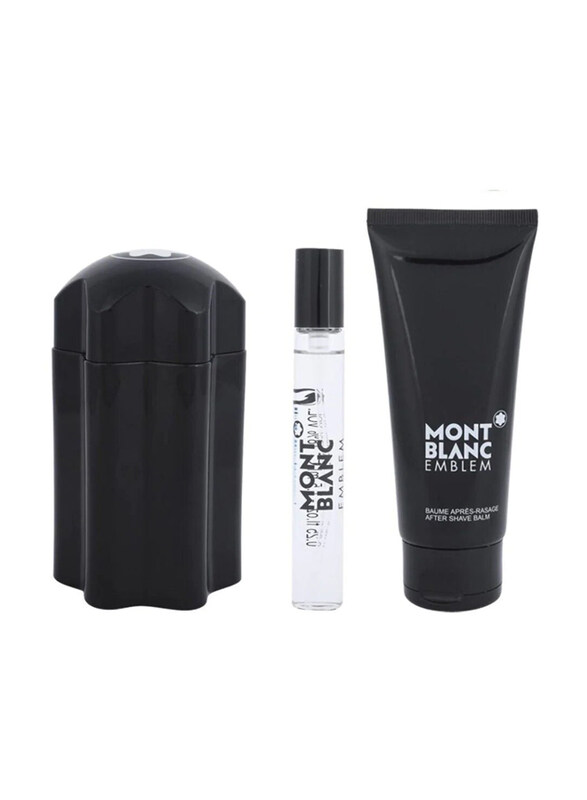 Mont Blanc 3-Piece Embelem Set for Men, 100ml EDT Perfume, 7.5ml EDT Perfume, 100ml After Shave Balm
Mont Blanc 3-Piece Embelem Set for Men, 100ml EDT Perfume, 7.5ml EDT Perfume, 100ml After Shave Balm