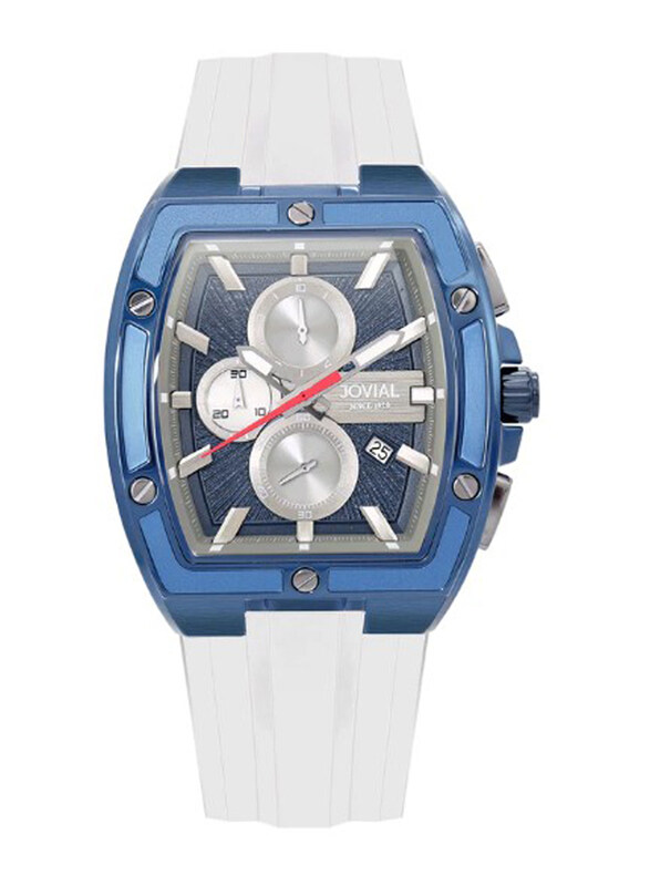 Jovial Analog Watch for Men with Silicone Band, 18525GBRC61E, White-Multicolour
Jovial Analog Watch for Men with Silicone Band, 18525GBRC61E, White-Multicolour