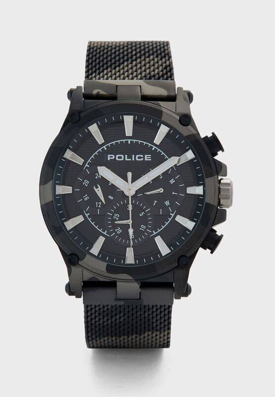 Police Analog Wrist Watch for Men with Mesh Band, Water Resistant, P 15920JSMB-02MM, Grey-Black
Police Analog Wrist Watch for Men with Mesh Band, Water Resistant, P 15920JSMB-02MM, Grey-Black