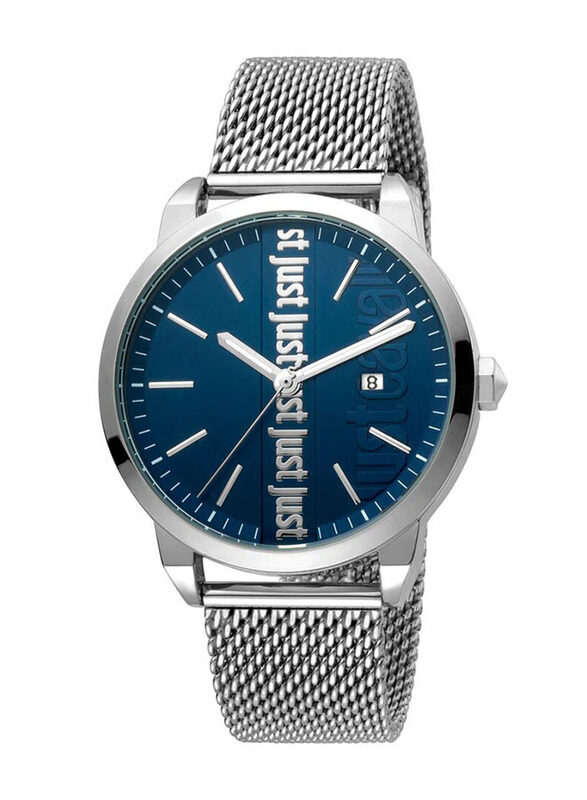 Just Cavalli Analog Quartz Watch for Women with Metal Band, Water Resistant, JCIG141M0065, Silver-Blue
Just Cavalli Analog Quartz Watch for Women with Metal Band, Water Resistant, JCIG141M0065, Silver-Blue