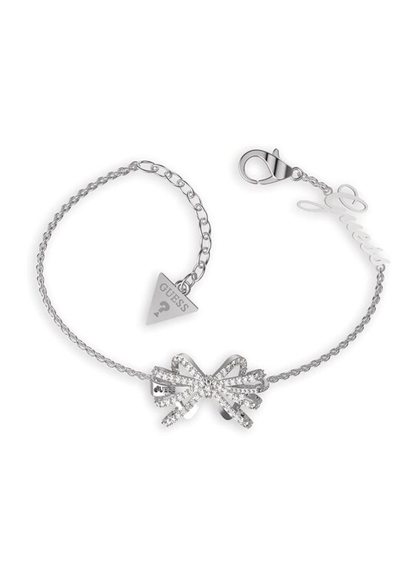 Guess Stainless Steel A-bow Chain Bracelet for Women, Cubic Zirconia, Jubb01327Jwrhs, Silver
Guess Stainless Steel A-bow Chain Bracelet for Women, Cubic Zirconia, Jubb01327Jwrhs, Silver