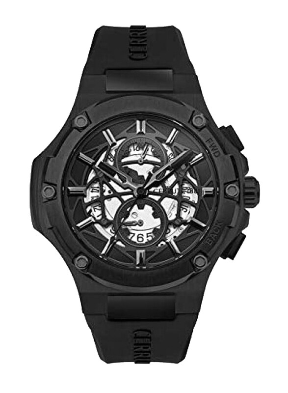 Cerruti 1881 Lucardo Analog Watch for Men with Silicone Band & Water Resistant, C CRWA29801, Black-Black
Cerruti 1881 Lucardo Analog Watch for Men with Silicone Band & Water Resistant, C CRWA29801, Black-Black