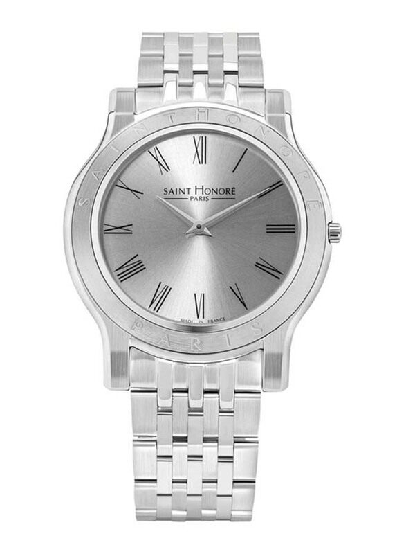 Saint Honore Analog Quartz Watch for Men with Stainless Steel Band, Water Resistant, H SH VI826101 1AR, Silver
Saint Honore Analog Quartz Watch for Men with Stainless Steel Band, Water Resistant, H SH VI826101 1AR, Silver