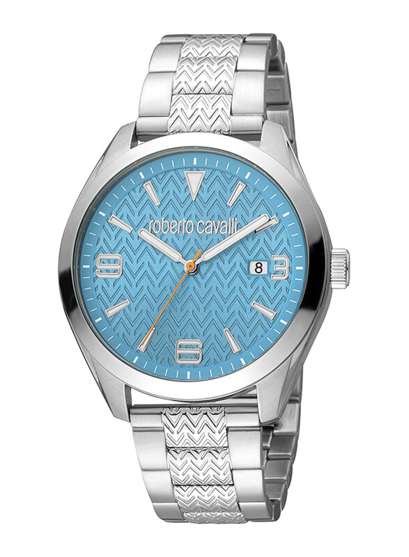 Roberto Cavalli Analog Watch for Men with Stainless Steel Band, Water Resistant, RC5G048M0055, Silver-Light Blue
Roberto Cavalli Analog Watch for Men with Stainless Steel Band, Water Resistant, RC5G048M0055, Silver-Light Blue