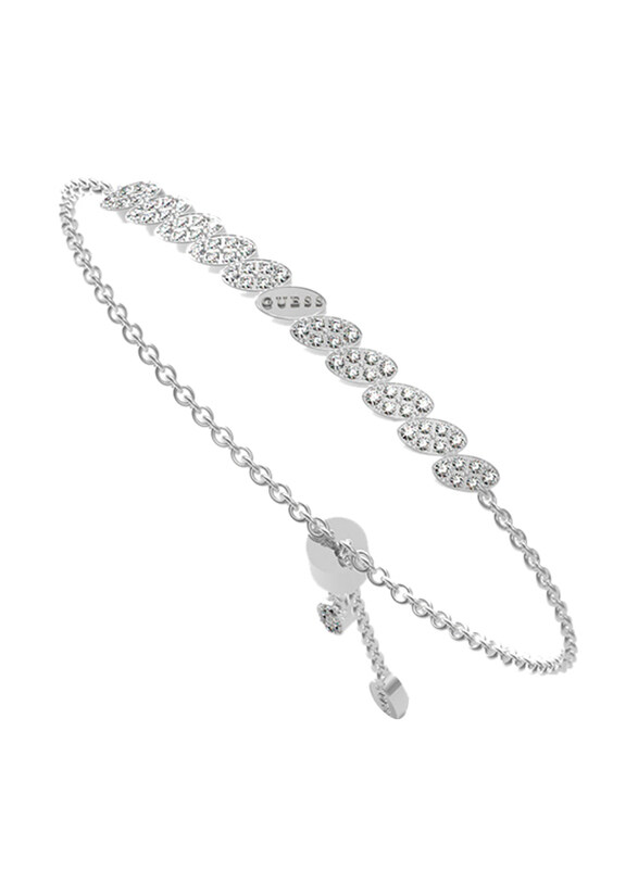 Guess Stainless Steel Re-Leaf Chain Bracelet for Women, Cubic Zirconia, Jubb01336Jwrhs, Silver
Guess Stainless Steel Re-Leaf Chain Bracelet for Women, Cubic Zirconia, Jubb01336Jwrhs, Silver
