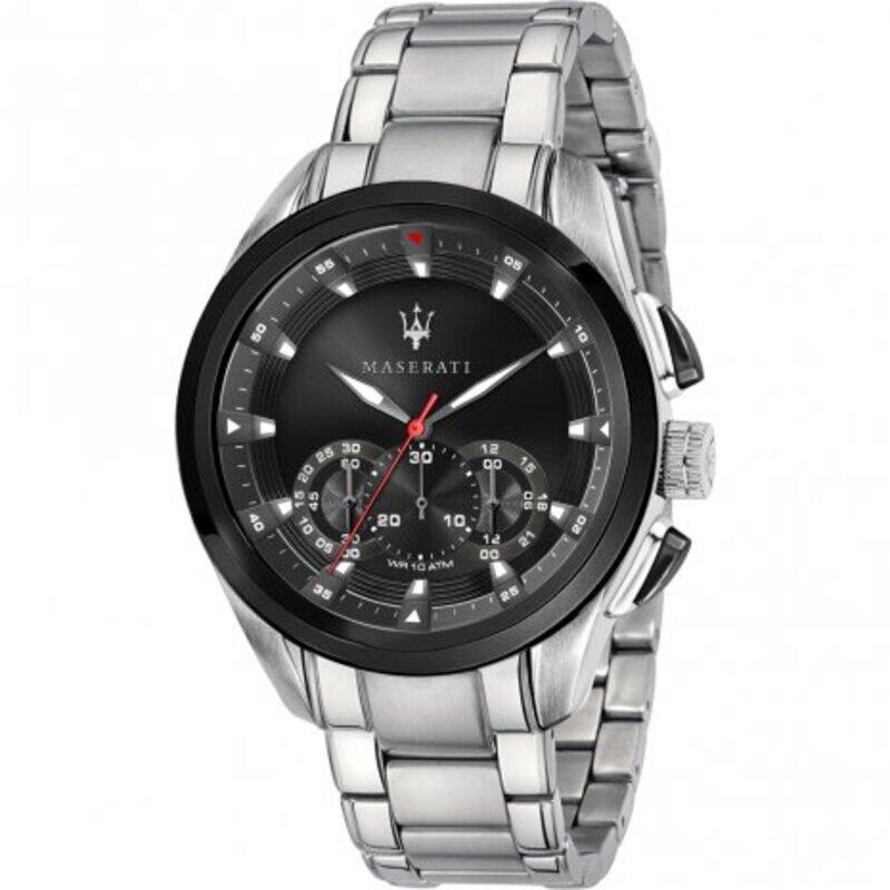 Maserati Analog Watch for Men with Stainless Steel Band, R8873612015, Silver-Black
Maserati Analog Watch for Men with Stainless Steel Band, R8873612015, Silver-Black