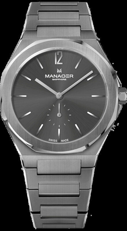 Manager Analog Watch for Men with Stainless Steel Band, MAN-RP-02-SM, Grey-Grey
Manager Analog Watch for Men with Stainless Steel Band, MAN-RP-02-SM, Grey-Grey