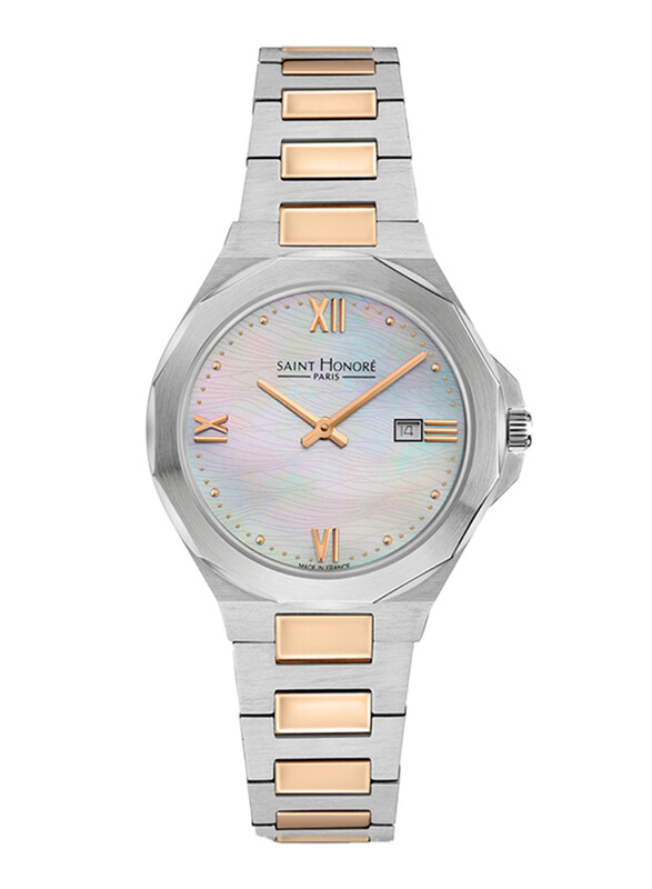 Saint Honore Analog Quartz Watch for Women with Stainless Steel Band, Water Resistant, MT741102 6YBRR, White- Silver/Gold
Saint Honore Analog Quartz Watch for Women with Stainless Steel Band, Water Resistant, MT741102 6YBRR, White- Silver/Gold