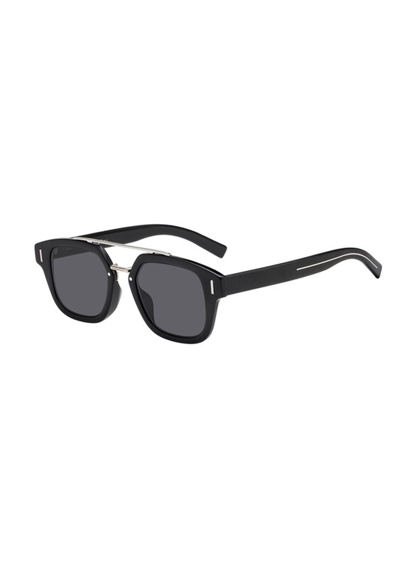 Christian Dior Aviator Full Rim Silver/Black Sunglasses for Men, Grey Lens, DIORFRACTION1 8072K
Christian Dior Aviator Full Rim Silver/Black Sunglasses for Men, Grey Lens, DIORFRACTION1 8072K