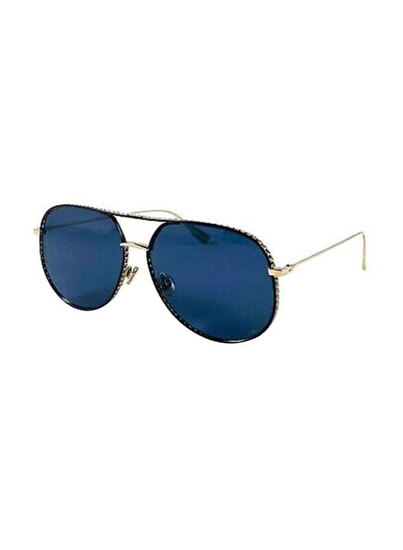 Christian Dior Aviator Full Rim Gold Sunglasses for Women, Blue Lens, 2M2A9 60-13
Christian Dior Aviator Full Rim Gold Sunglasses for Women, Blue Lens, 2M2A9 60-13