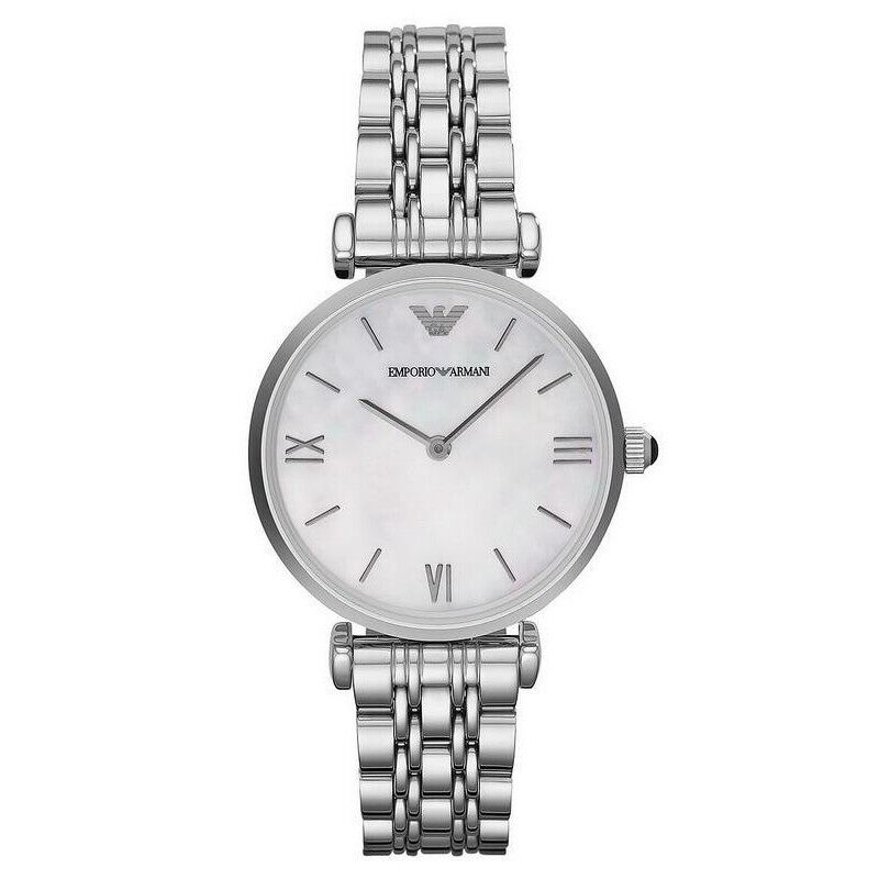 Emporio Armani Analog Watch for Women with Stainless Steel Band, AR-1682, Silver-White
Emporio Armani Analog Watch for Women with Stainless Steel Band, AR-1682, Silver-White