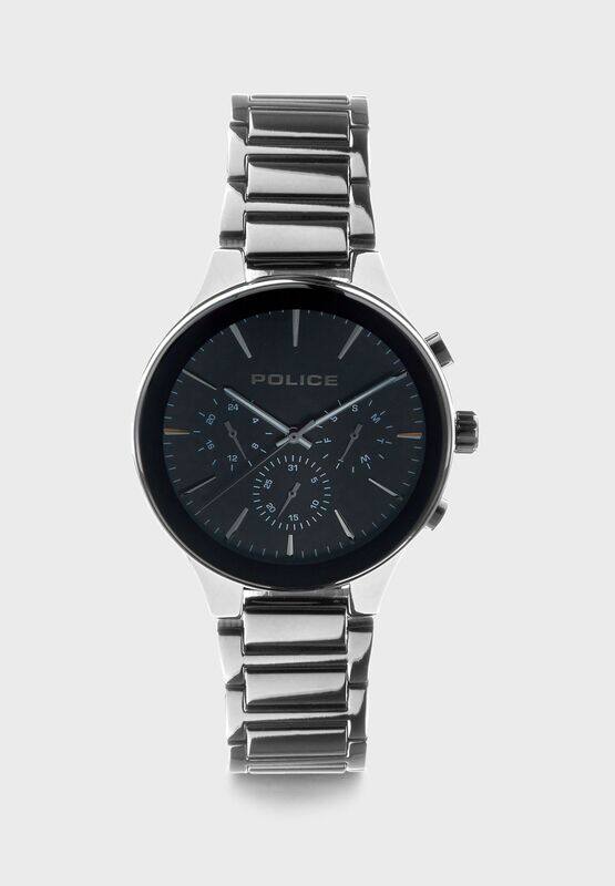 Police Analog Watch for Men with Stainless Steel Band, P 15936JBU-02M, Silver-Black
Police Analog Watch for Men with Stainless Steel Band, P 15936JBU-02M, Silver-Black