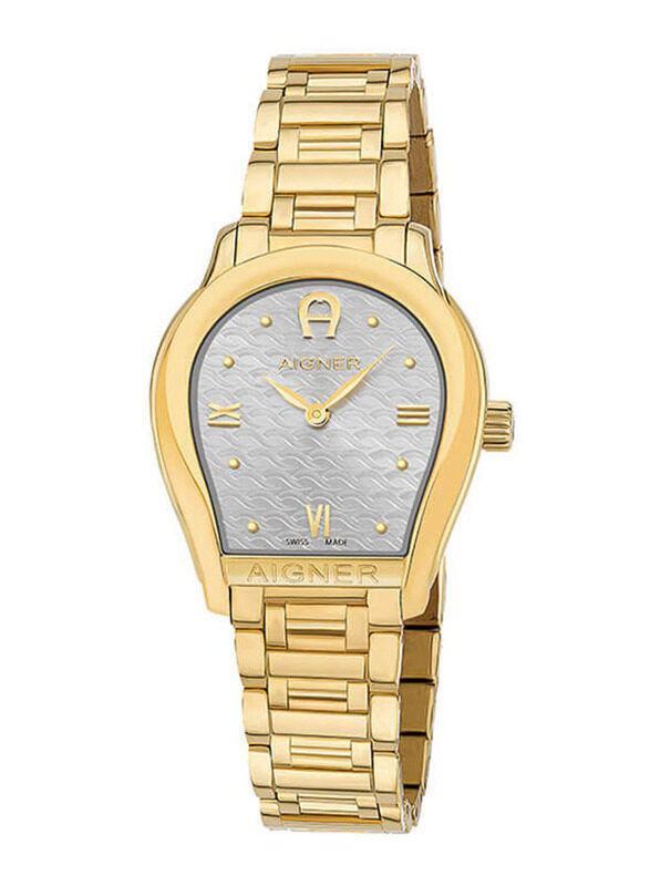 Aigner Vicenza Analog Watch for Women with Stainless Steel Gold Plated Band, Water Resistant, A111217, Grey-Gold
Aigner Vicenza Analog Watch for Women with Stainless Steel Gold Plated Band, Water Resistant, A111217, Grey-Gold