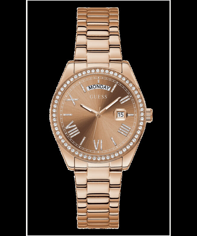 Guess Analog Watch for Women with Stainless Steel Band, GW0307L3, Rose Gold-Brown
Guess Analog Watch for Women with Stainless Steel Band, GW0307L3, Rose Gold-Brown